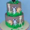 Blissfully Sweet: Jungle Themed 1St Birthday Cake encequiconcerne Gateau Theme Jungle
