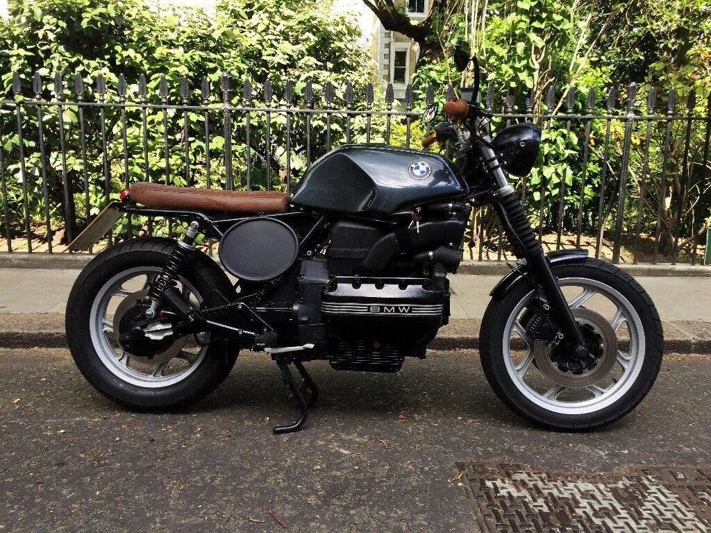 Bmw K100 Cafe Racer/ Brat Custom Motorcycle (Bmw K100 Lt) | In South tout Bmw K100 Cafe Racer