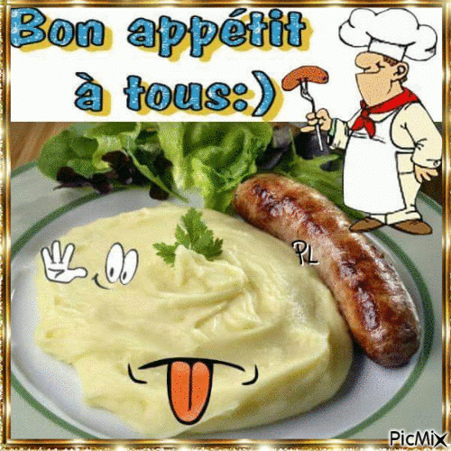Bon Appetit - Free Animated Gif - Picmix dedans Bon Appétit Gif