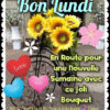 Bon Lundi, En Route Pour Une Nouvelle Semaine Avec Ce Joli Bouquet encequiconcerne Images Bon Lundi Bisous