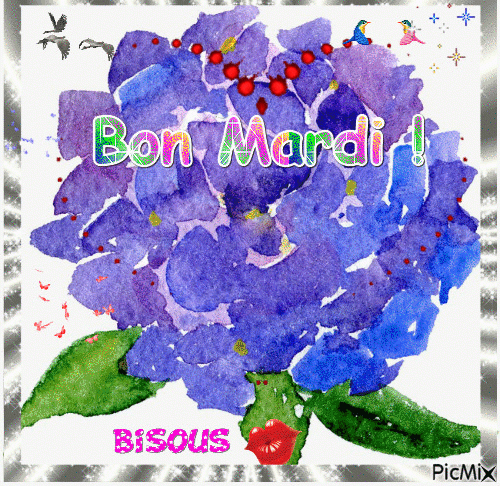 Bon Mardi - Gif Animé Gratuit - Picmix dedans Gif Bon Mardi