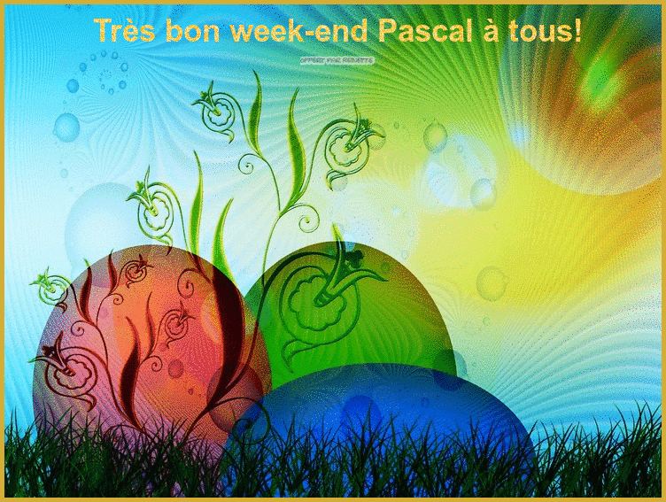 Bon Week-End Pascal Et Bon Lundi De Pâques À Tous! avec Bon Week End De Paques Humour