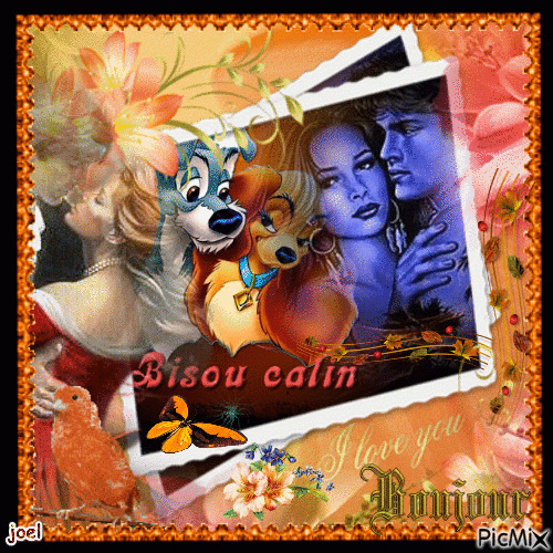 Bonjour Calin - Gif Animé Gratuit - Picmix pour Gif Calin D Amour