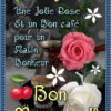 Bonjour 👋 Bon Mercredi Une Jolie Rose Et Un Bon Café ☕️ Pour Un Matin pour Image Bon Mercredi Bisous