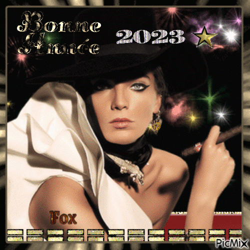 Bonne Année 2023 - Gif Animé Gratuit - Picmix destiné Gif De Bonne Année 2023