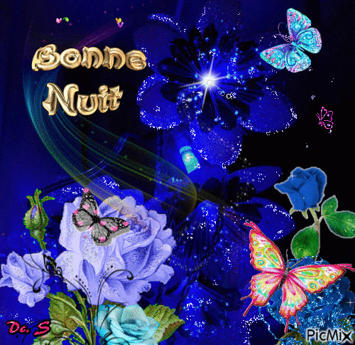 Bonne Nuit - Picmix avec Gif Bonne Nuit Scintillant