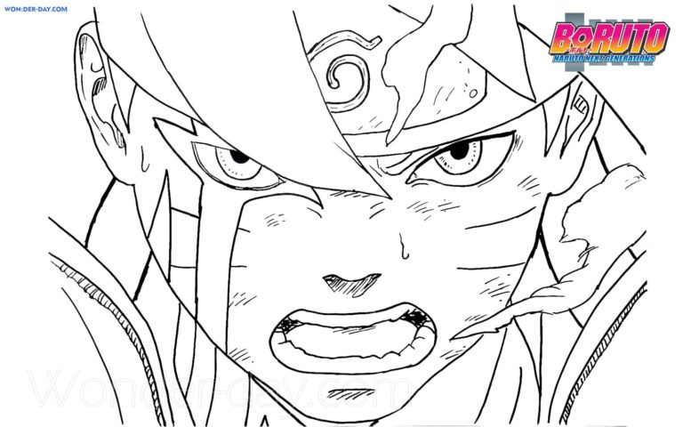 Boruto Coloring Pages - Print And Color | Wonder Day — Coloring Pages destiné Coloriages Boruto
