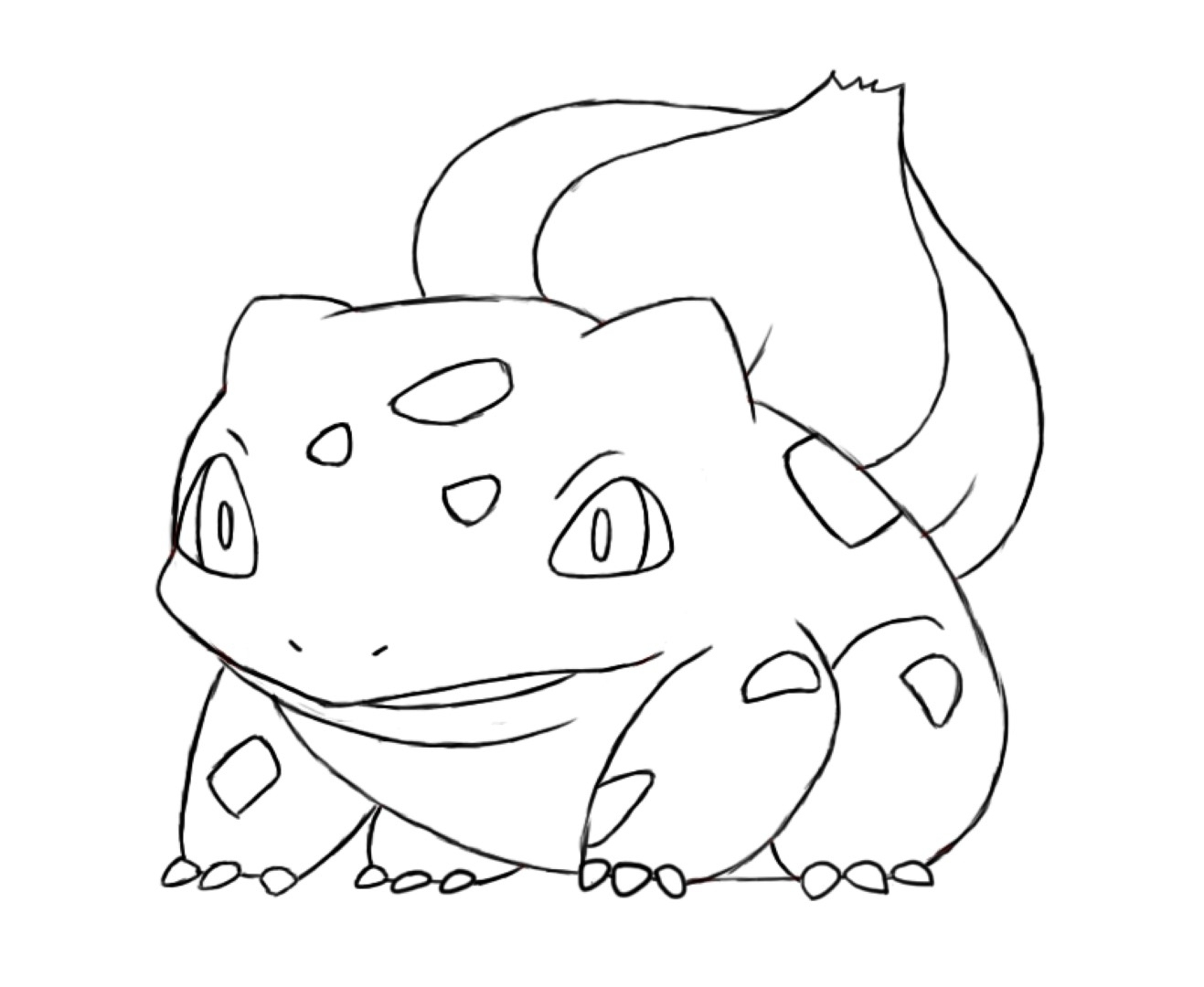 Bulbasaur Coloring Page At Getdrawings | Free Download intérieur Coloriage Pokemon Bulbizar