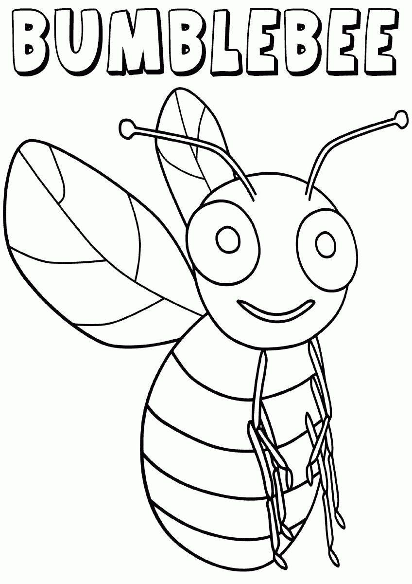 Bumblebee Insect Coloring Pages | Coloring Pages To Download And Print serapportantà Coloriage Bumblebee
