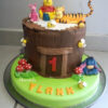 Cake Design Winnie L'Ourson | Anniversaire Winnie L'Ourson, Winnie L pour Gateau Winnie L&amp;#039;Ourson
