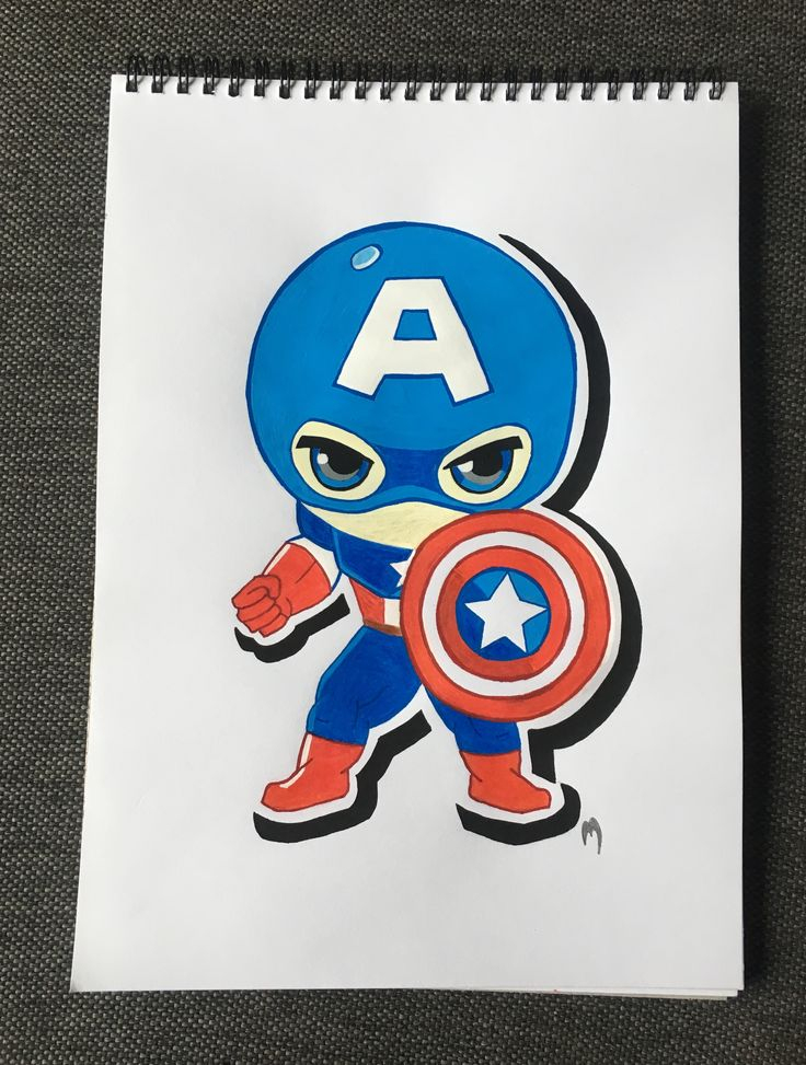 Captain America | Dessin pour Captain America Dessin