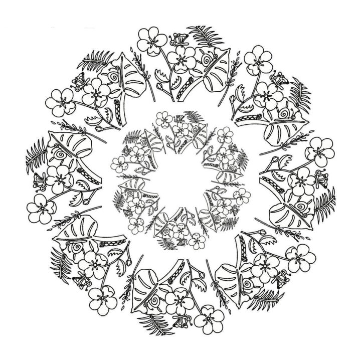 C'Est Le Printemps - Le Blog De Jackie pour Coloriage Mandalas Printemps