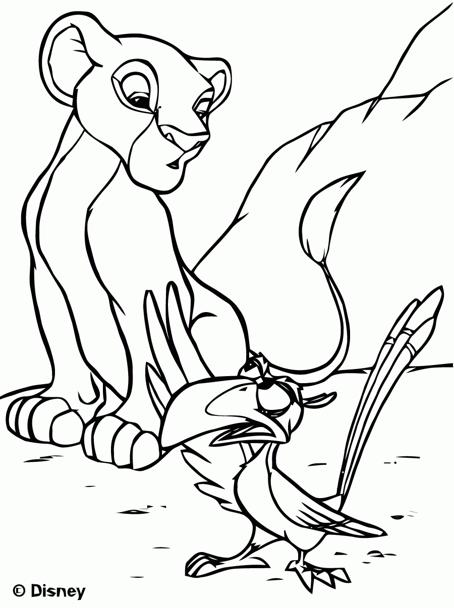 Coloriage Ã Dessiner Le Roi Lion Scar dedans Coloriage Roi Lion 2