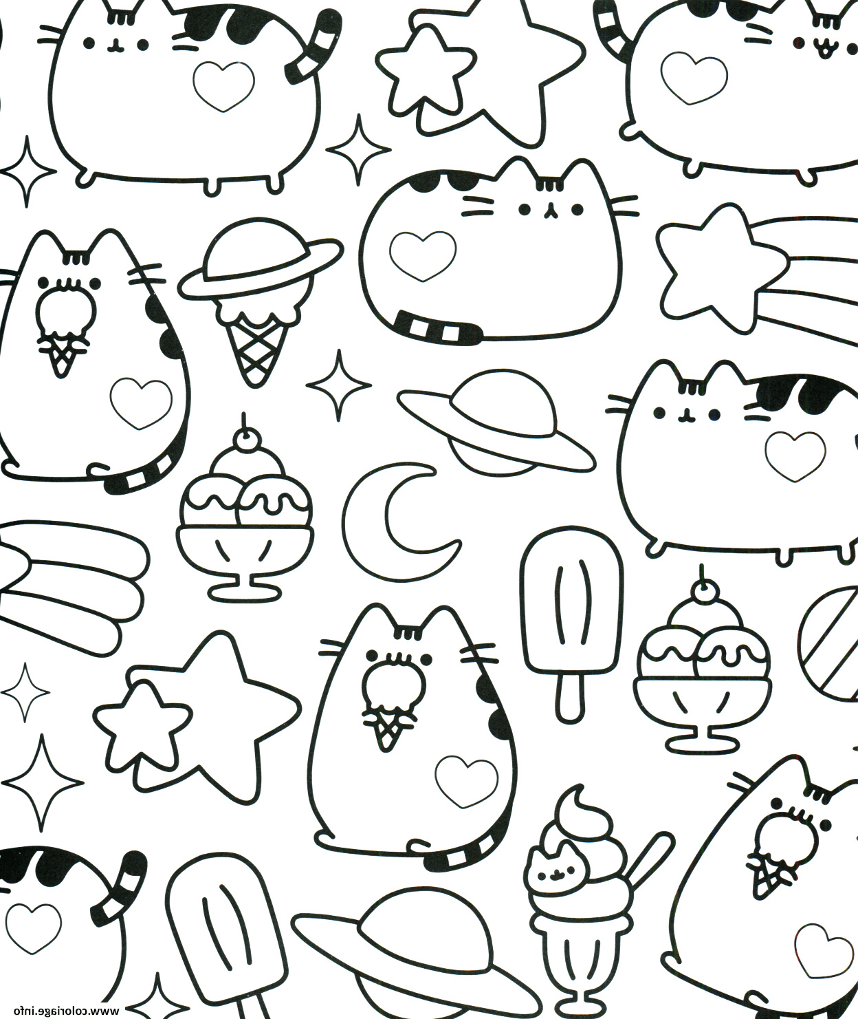 Coloriage À Imprimer Kawaii Unique Image Coloriage Kawaii Pusheen destiné Coloriage Manga Kawaii À Imprimer