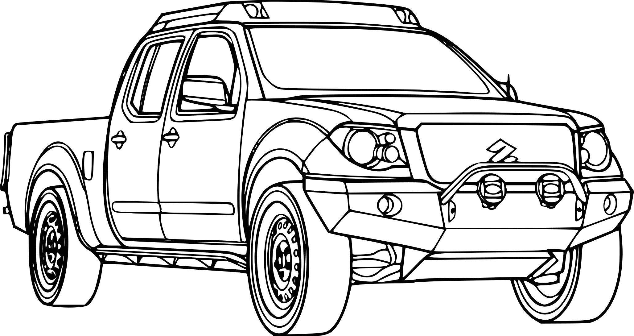 Coloriage À Imprimer Voiture Bestof Stock Coloriage Voiture 4×4 pour 4X4 À Colorier