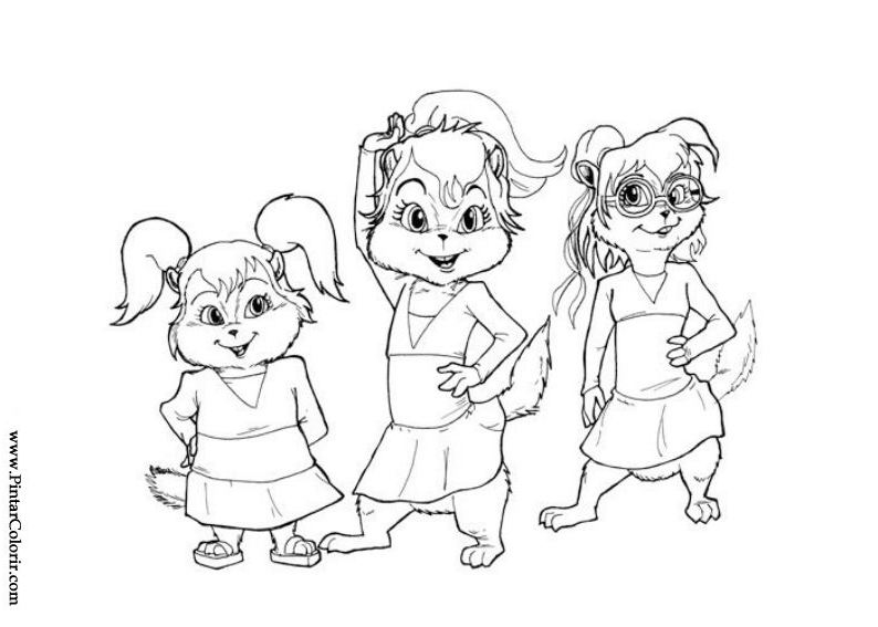 Coloriage Alvin Et Les Chipmunks #128399 (Films D'Animation) - Dessin À serapportantà Coloriage Alvin Et Les Chipmunks