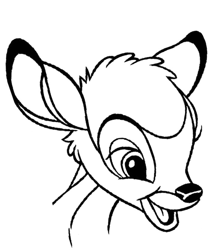 Coloriage Bambi #128690 (Films D'Animation) - Dessin À Colorier avec Coloriage Bambi