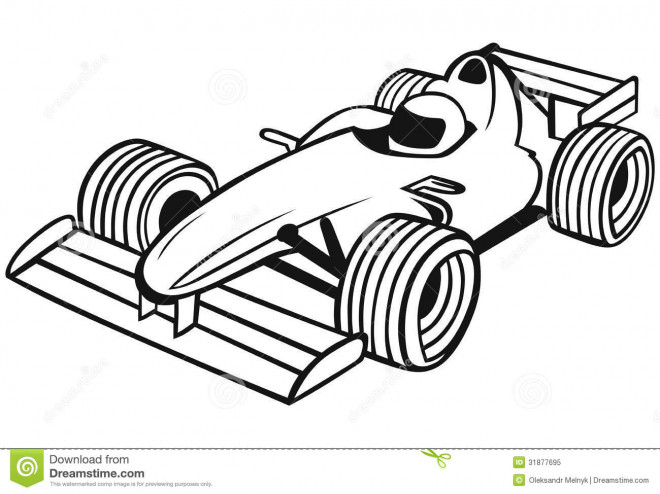 Coloriage Course Formule 1 Dessin Gratuit À Imprimer concernant Coloriage Formule 1 Mercedes
