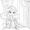 Coloriage De Elsa (La Reine Des Neiges) À Telecharger Gratuitement concernant Coloriage Elsa