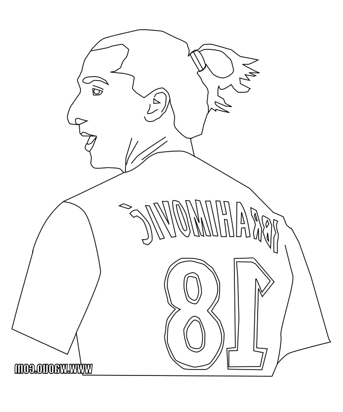 Coloriage De Footballeur Bestof Photos Coloriage Zlatan Ibrahimovic Au encequiconcerne Coloriage Footballeur À Imprimer