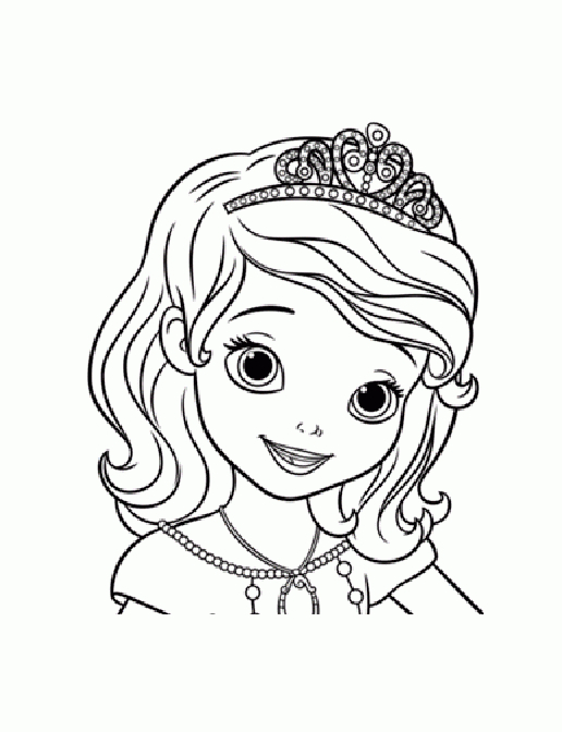 Coloriage De Princesse Sofia (Disney) À Telecharger Gratuitement avec Coloriage Princesse Sophia