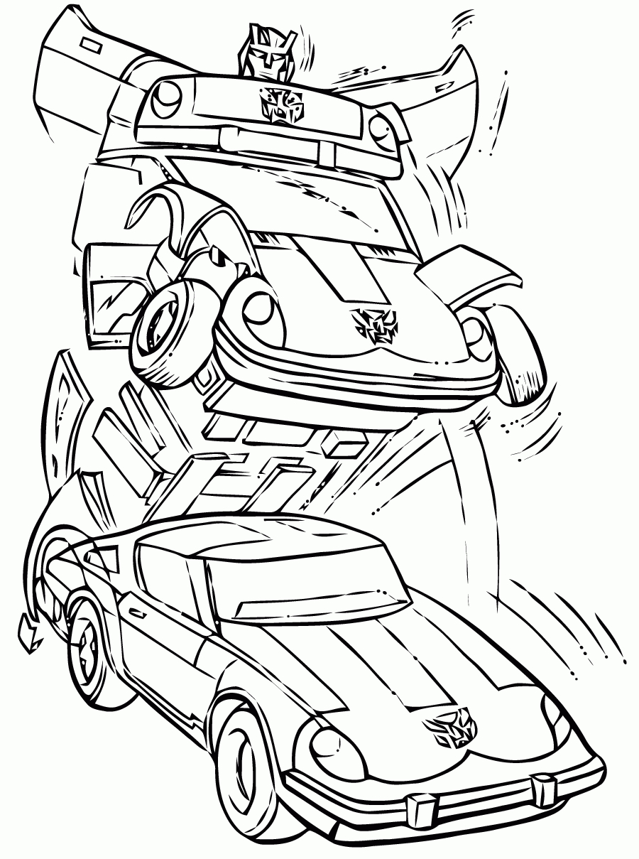 Coloriage De Transformers À Imprimer Pour Enfants - Coloriages Des à Dessin De Transformers