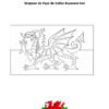 Coloriage Drapeau Du Pays De Galles Royaume-Uni - Supercolored destiné Coloriage Drapeau Royaume Uni
