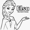 Coloriage Elsa Gratuit À Imprimer serapportantà Coloriage Elsa