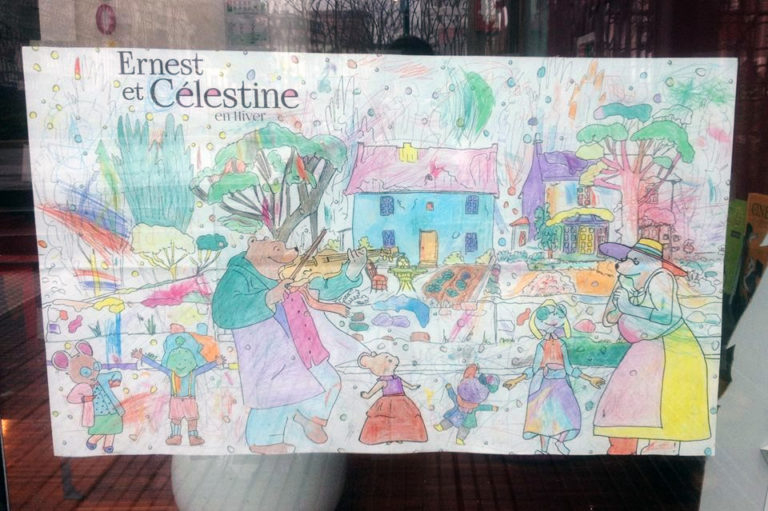 Coloriage Géant Ernest Et Celestine - Frescolab avec Coloriage Ernest Et Celestine