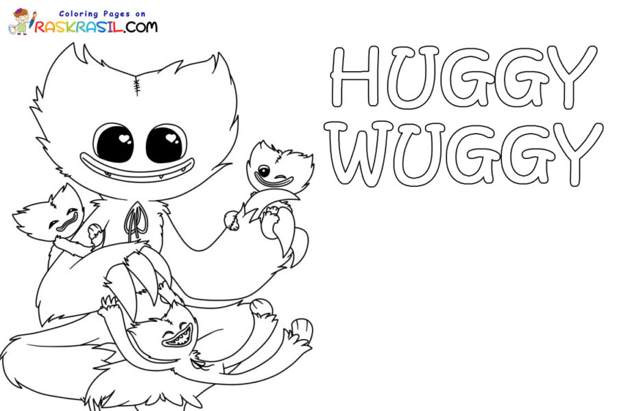 Coloriage Huggy Wuggy À Imprimer intérieur Dessin Huggy Wuggy Et Kissy Missy