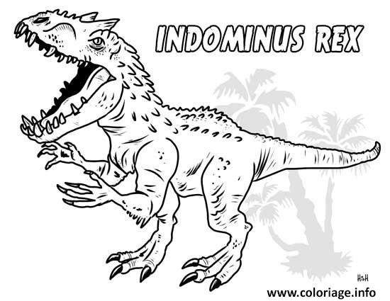 Coloriage Indominus Rex Jurassic World Dessin Jurassic World Park À à Jurassic Park Coloriage Dinosaure