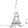 Coloriage La Tour Eiffel À Imrimer Et À Colorier | Tour Eiffel avec Coloriage Tour Eiffel À Imprimer