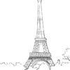 Coloriage La Tour Eiffel À Imrimer Et À Colorier | Tour Eiffel tout Coloriage Tour Eiffel À Imprimer