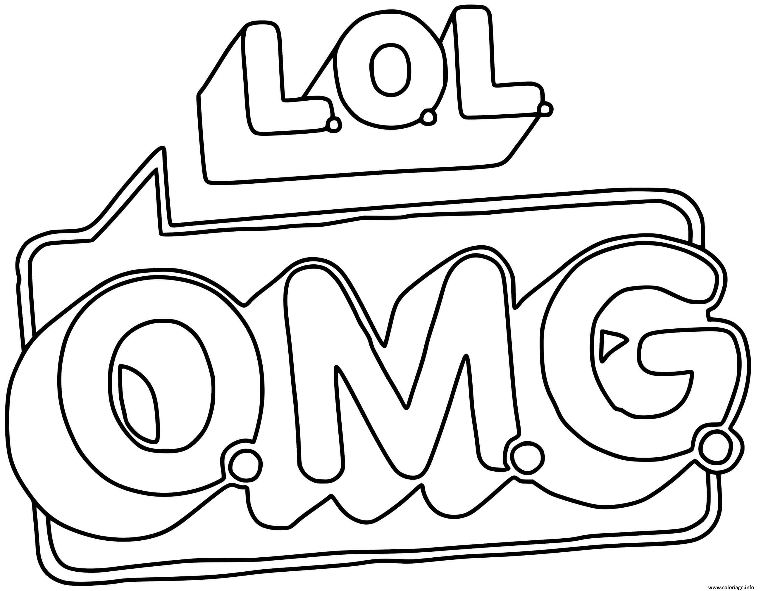 Coloriage Lol Omg Logo Dessin Poupee Lol À Imprimer serapportantà Coloriage Lol Omg À Imprimer