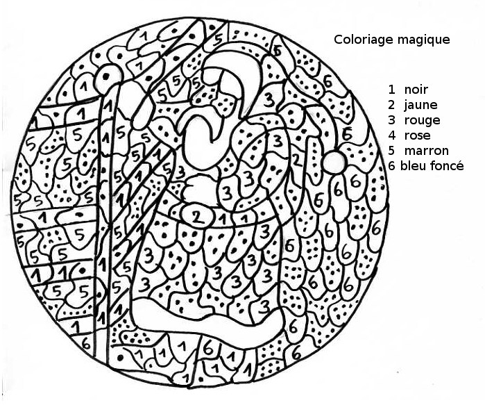 Coloriage Magique De Noel Cm1 A Imprimer serapportantà Coloriage Magique Noel