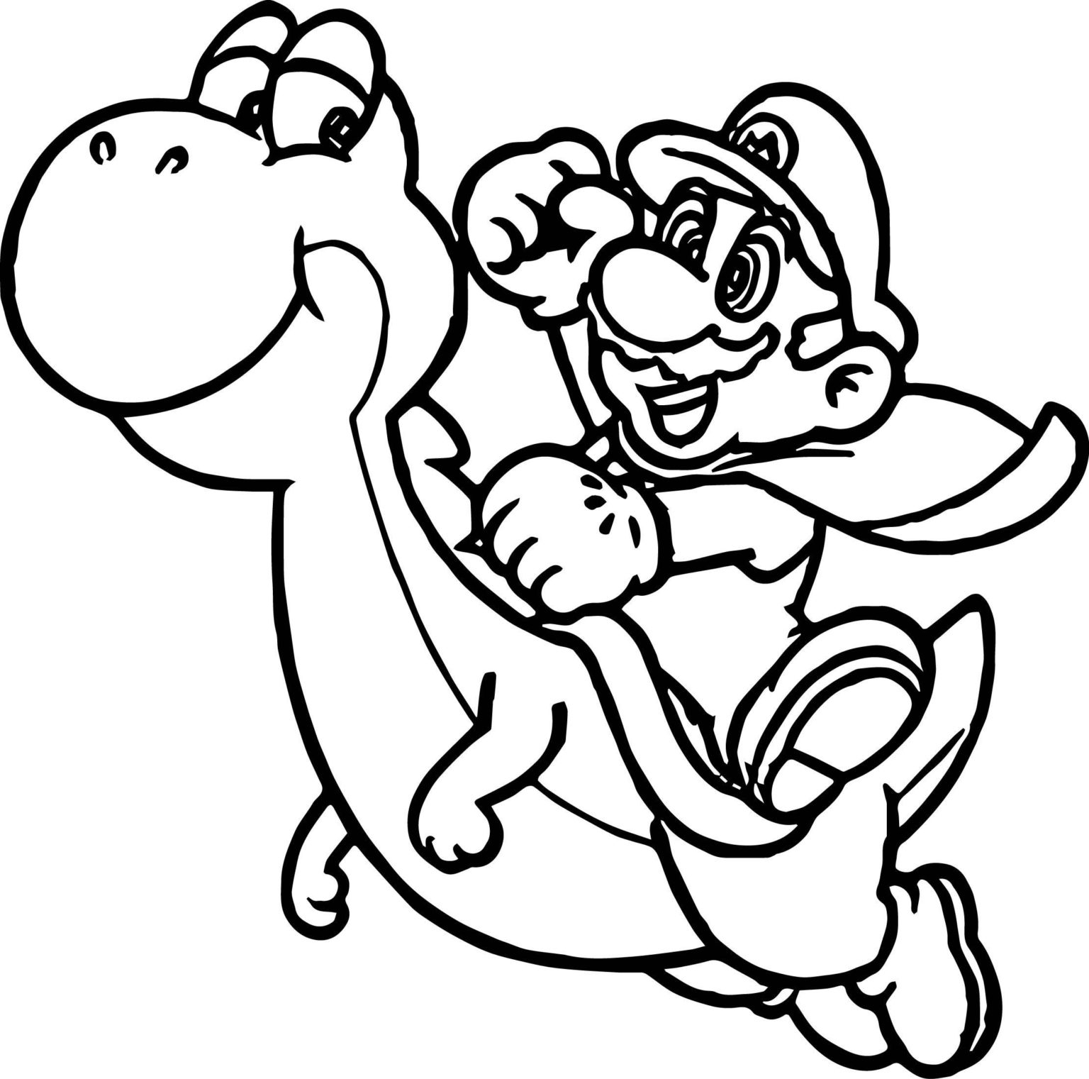 Coloriage Mario Gratuits À Imprimer (Coloriages, Dessins Et Pdf) - Page concernant Dessin Mario A Imprimer