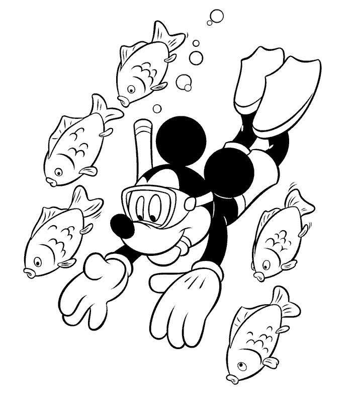 Coloriage Mickey À Imprimer (Mickey Noël, Mickey Bébé, ) à Mickey À Colorier Et Imprimer