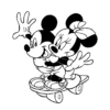 Coloriage Mickey À Imprimer (Mickey Noël, Mickey Bébé, ) serapportantà Mickey Et Minnie À Colorier
