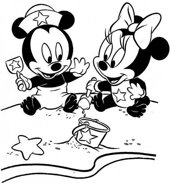 Coloriage Minnie Et Dessin Minnie À Imprimer (Avec Mickey…) concernant Mickey Et Minnie Coloriage