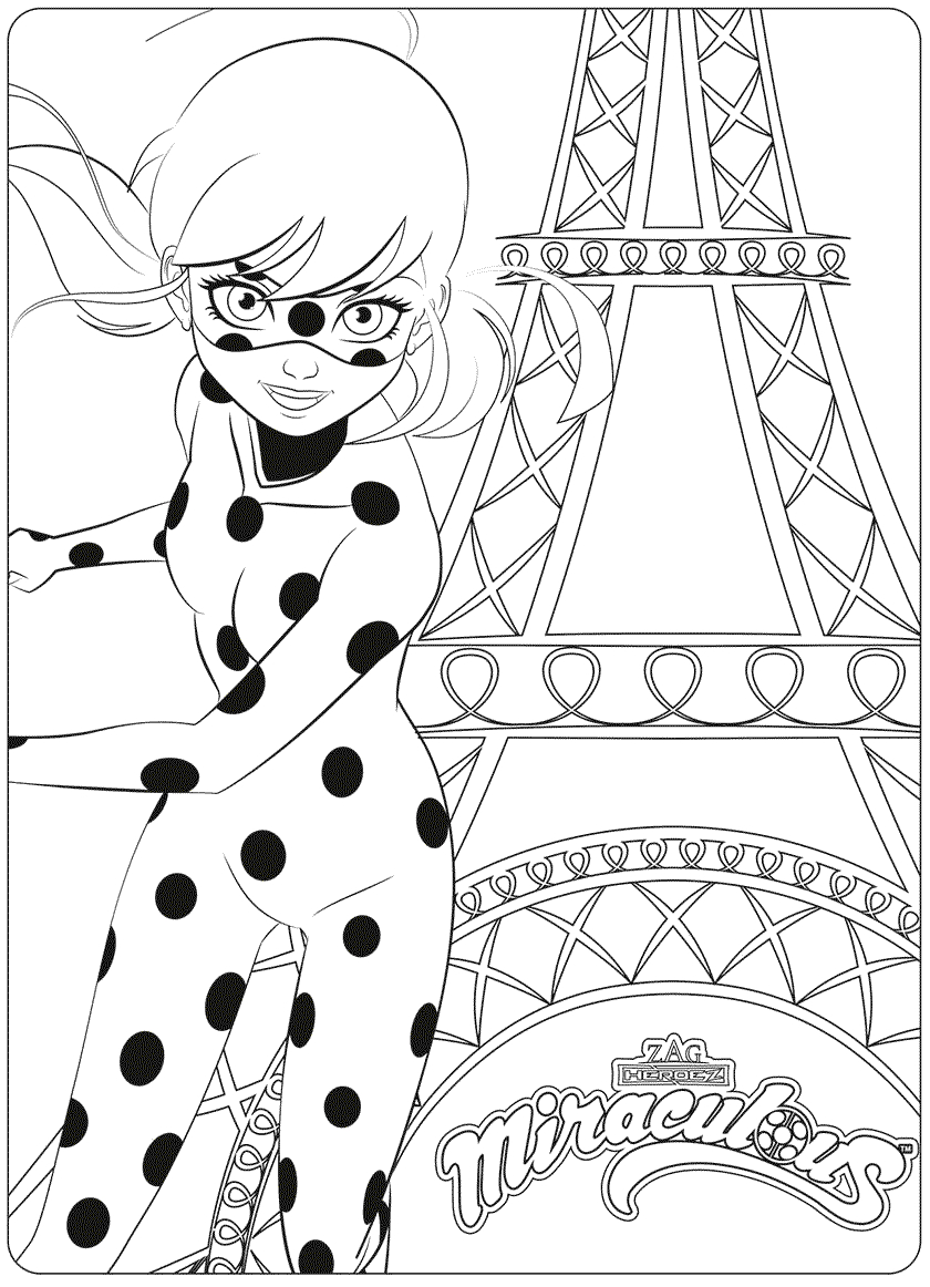 Coloriage Miraculous - Coloriage Miraculous Ladybug Et Chat Noir A destiné Coloriage Miraculous Marinette Et Adrien