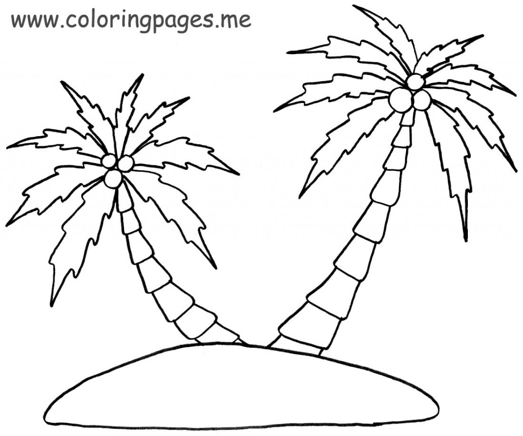 Coloriage Palmier #161278 (Nature) - Dessin À Colorier - Coloriages À tout Coloriage Palmier