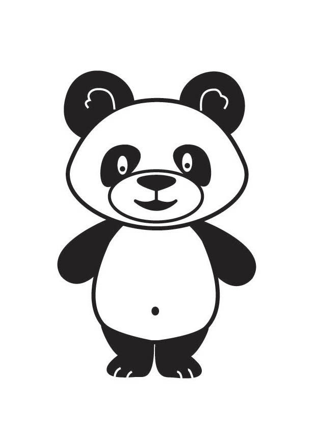 Coloriage Panda Bambou Dessin Gratuit À Imprimer destiné Panda A Imprimer