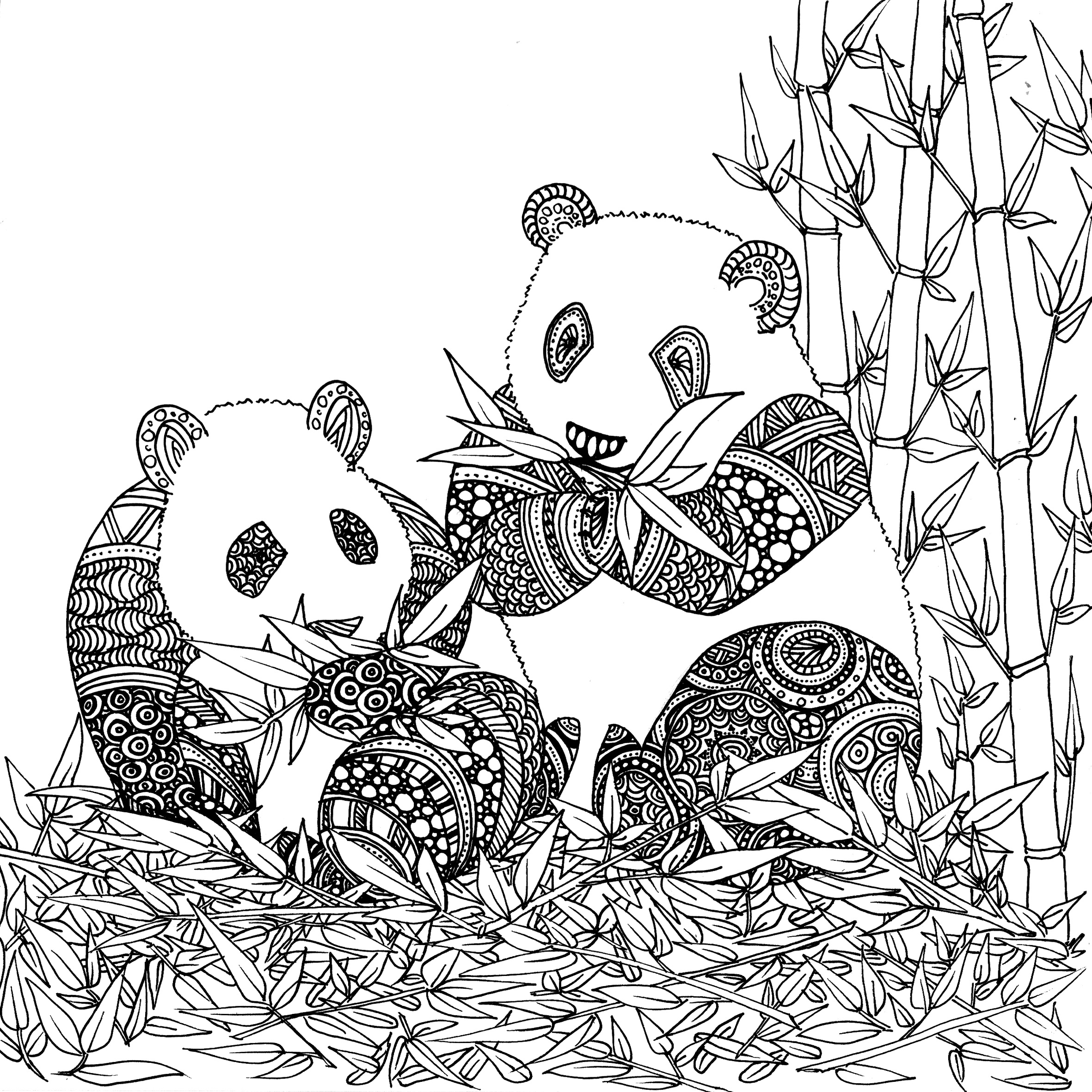 Coloriage Panda Mignon Nouveau Galerie Coloriage De Animaux Panda À à Panda À Imprimer