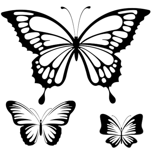 Coloriage Papillon Dessin En Ligne Gratuit À Imprimer pour Dessin Papillon À Imprimer