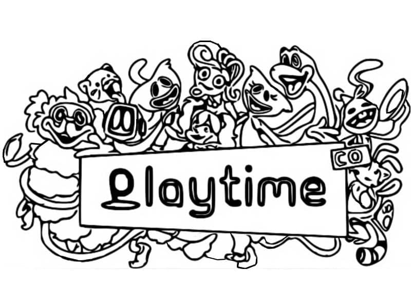 Coloriage Personnages De Poppy Playtime - Télécharger Et Imprimer à Poppy Playtime Dessin
