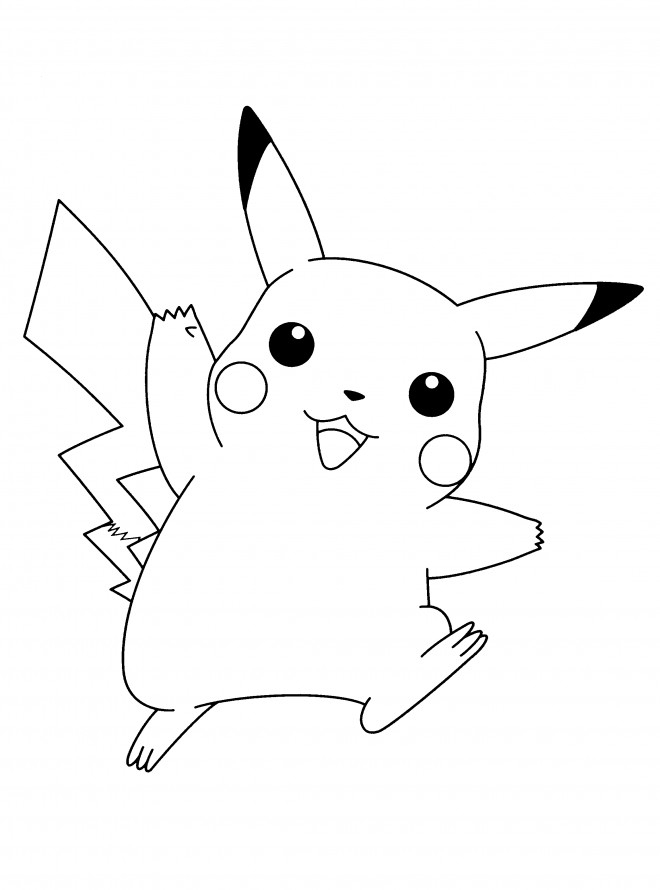 Coloriage Pikachu Gratuit À Imprimer Liste 20 À 40 dedans Coloriage Kawaii Pikachu