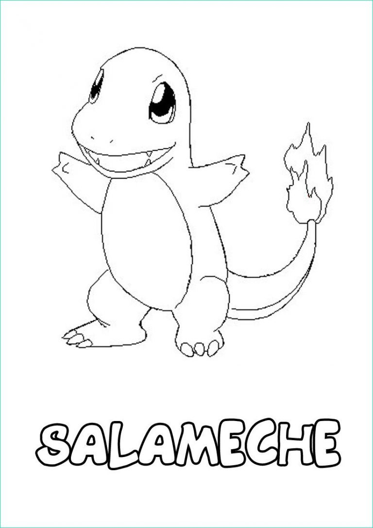 Coloriage Pokemon Salameche Cool Stock Dessin Salameche Unique concernant Coloriage Salameche À Imprimer