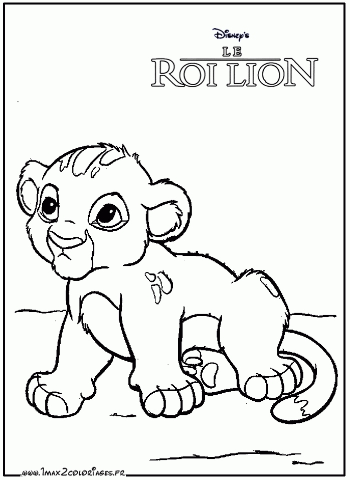 Coloriage Roi Lion 2 Imprimer à Coloriage Roi Lion 2