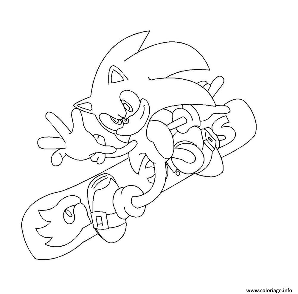 Coloriage Sonic 167 Dessin Sonic À Imprimer encequiconcerne Coloriage Super Sonic À Imprimer
