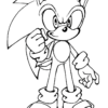 Coloriage Sonic 2 - Jecolorie à Sonic À Colorier